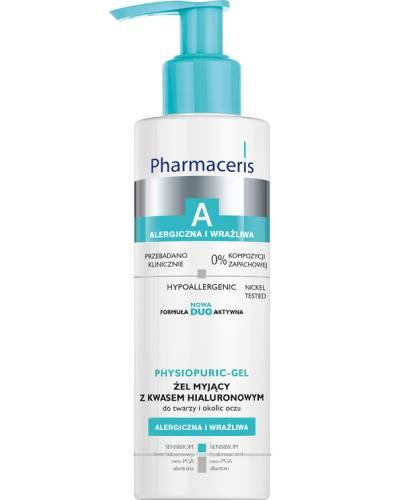 Pharmaceris A Physiopuric Gel, żel myjący z kwasem hialuronowym do twarzy i okolic oczu, 190 ml